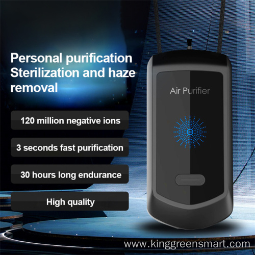 Portable Wearable Smart Air Purifier for Home